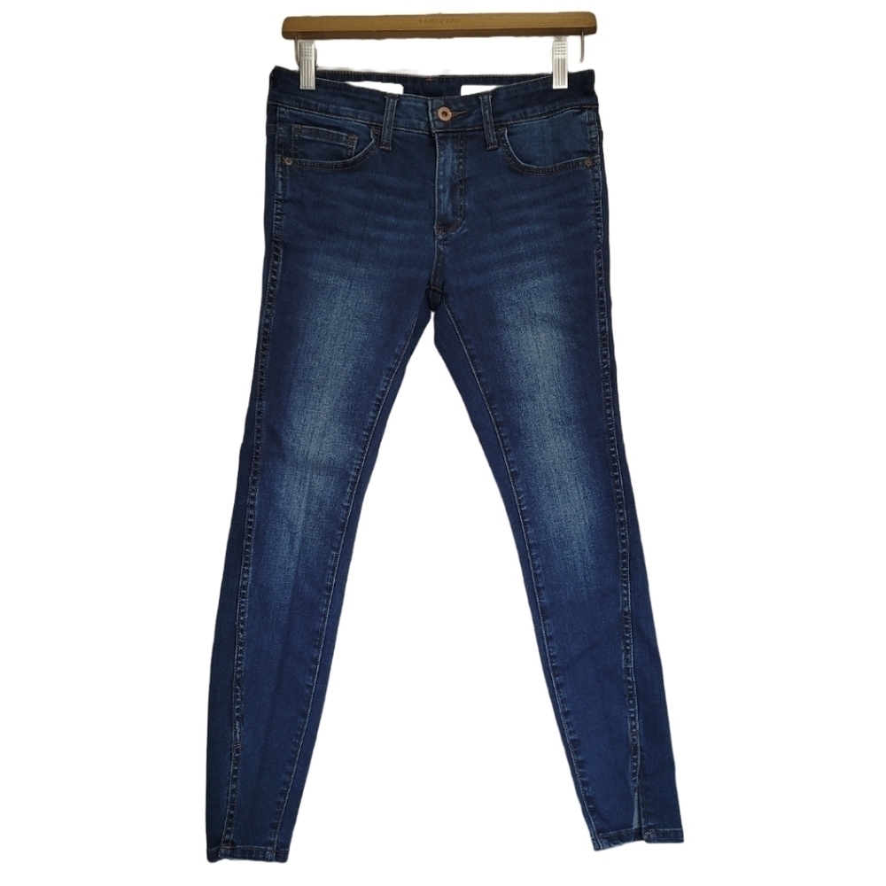 Pilcro and the Letterpress Mid-rise Skinny Blue Jeans Size 27